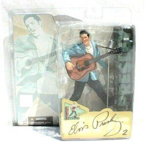 Sealed 2004 McFarlane Toys Elvis Presley 2 Action Figure Toy 50th Anniversary